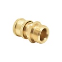 Pressure Washer M22 Male Fitting x 1/4 Inch QC, Brass Coupler 4500 PSI