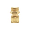 Pressure Washer M22 Male Fitting x 1/4 Inch QC, Brass Coupler 4500 PSI