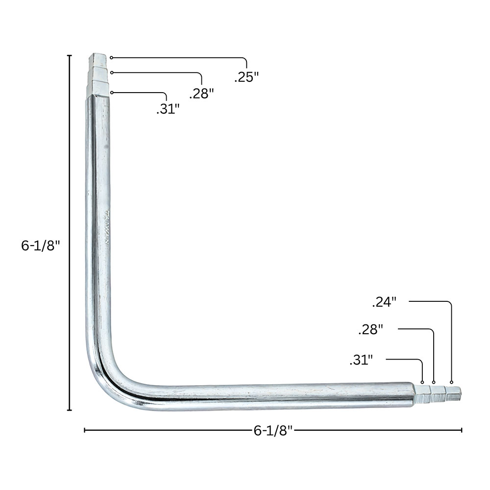 109-T Stepped Faucet Seat Wrench