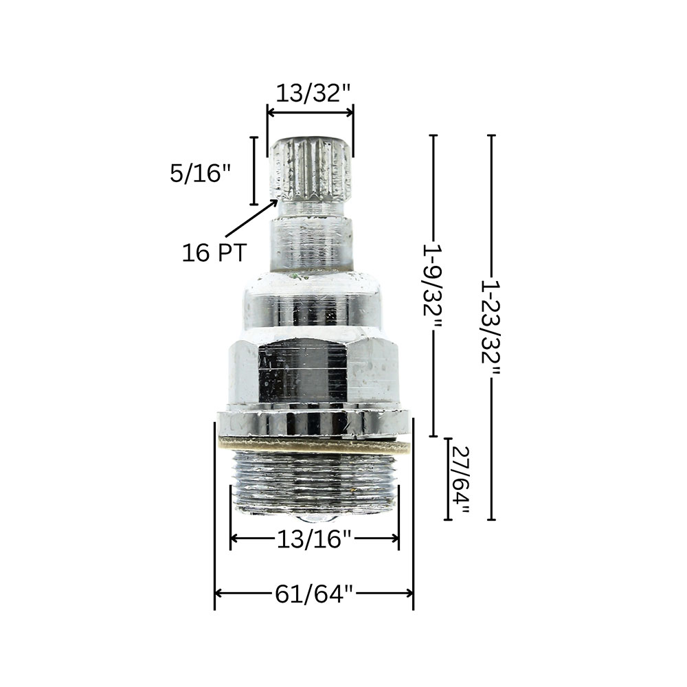 820-T Sterling Sink / Lavatory Faucet Stem - Hot