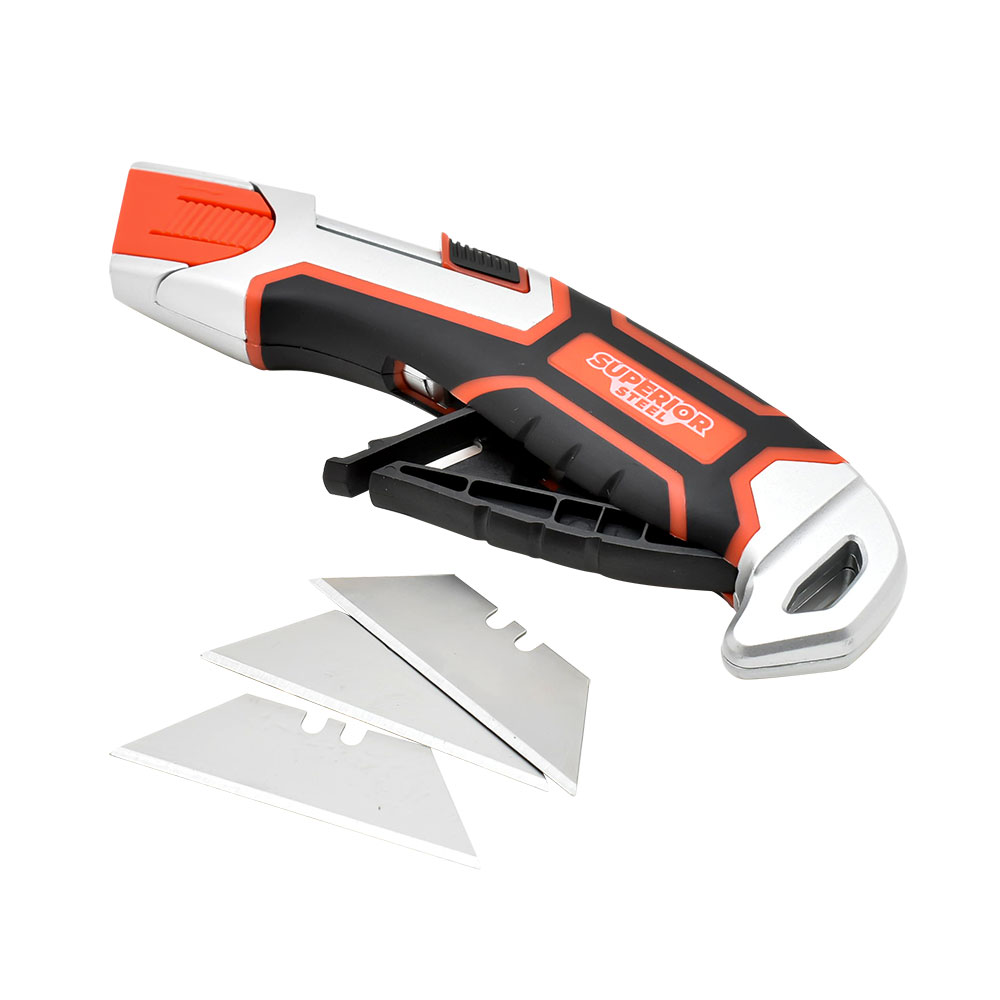 Heavy-Duty Self-Retracting Safety Utility Knife