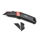 Heavy-Duty Retractable Utility Knife With Blade Storage 