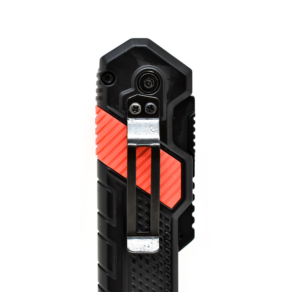 Heavy-Duty Retractable Utility Knife With Blade Storage 