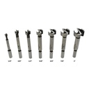 7 pc Forstner Bit Set, HEX Shank