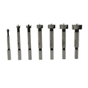 7 pc Forstner Bit Set, HEX Shank