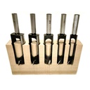 5pc Tenon Cutter Set (3/8",1/2",5/8",3/4",1") ,HEX Shank (I)