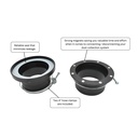 Magnetic Dust Collection Quick Connectors Adaptor Set  4" to 4" (9711)
