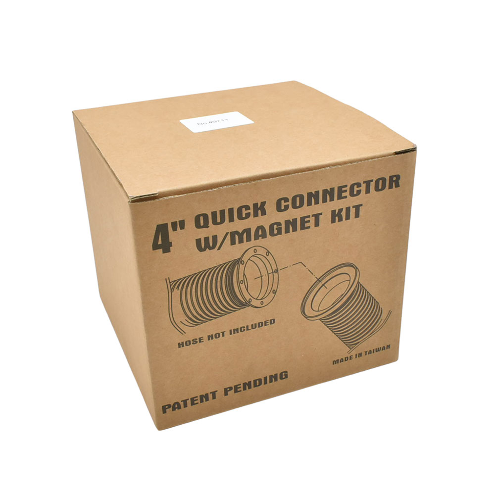Magnetic Dust Collection Quick Connectors Adaptor Set  4" to 4" (9711)