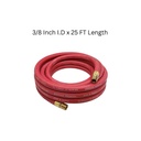 1/2" 25 ft Red Rhino Rubber Hose WP 300 PSI (1/2" NPT)