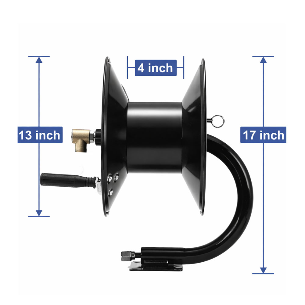Hose Reel without Hose 3/8" MNPT X 3/8" FNPT 