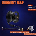 Hose Reel without Hose 3/8" MNPT X 3/8" FNPT 