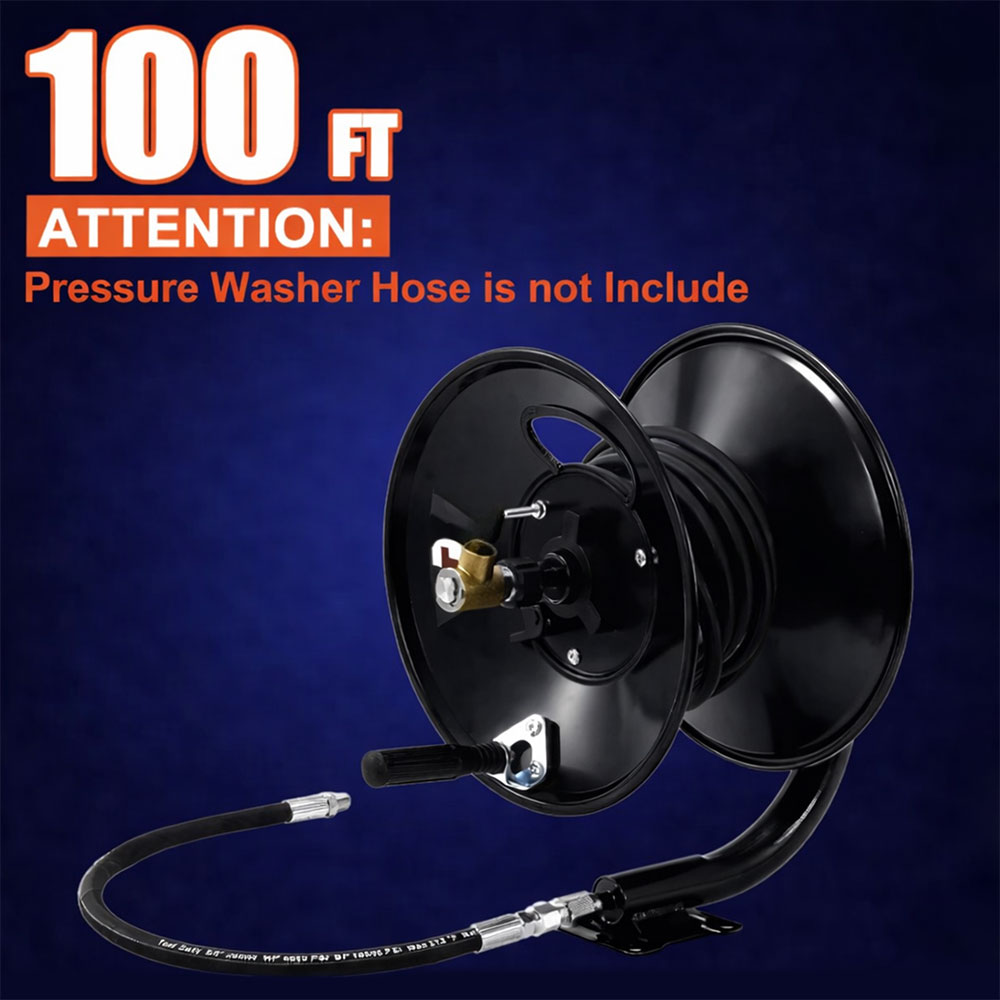 Hose Reel without Hose 3/8" MNPT X 3/8" FNPT 