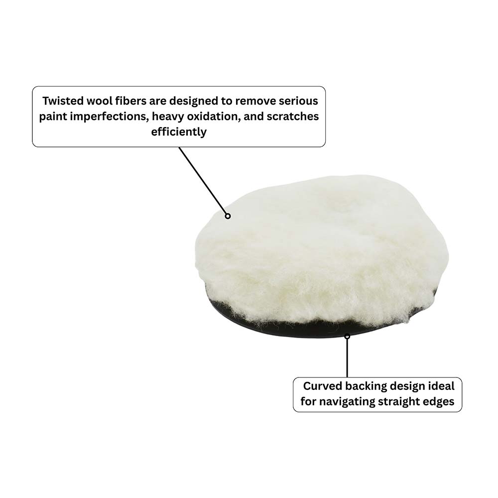 5" Wool Buffing Pad