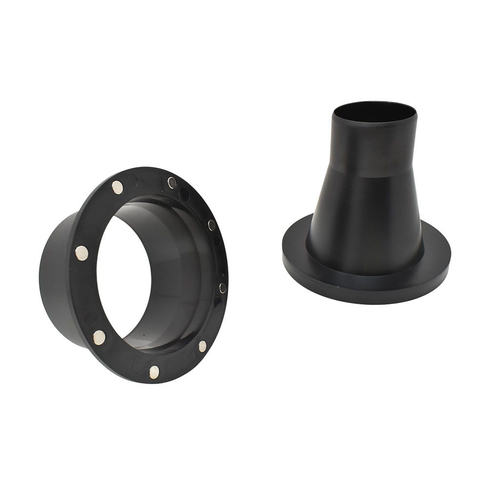 Magnetic Dust Collection Adaptor Quick Connectors 4" to 2.5" (9712)