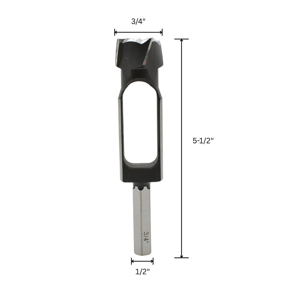 3/4" Tenon Cutter,HEX Sh. (I) C