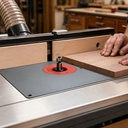 MLCS Premium Aluminum Router Table Insert for MLCS 9-1/32" x 12-3/32" Tables - Plate Only
