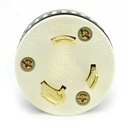 30A-125V 3-Blade NEMA L5-30P Twist Lock Electrical Plug - W02