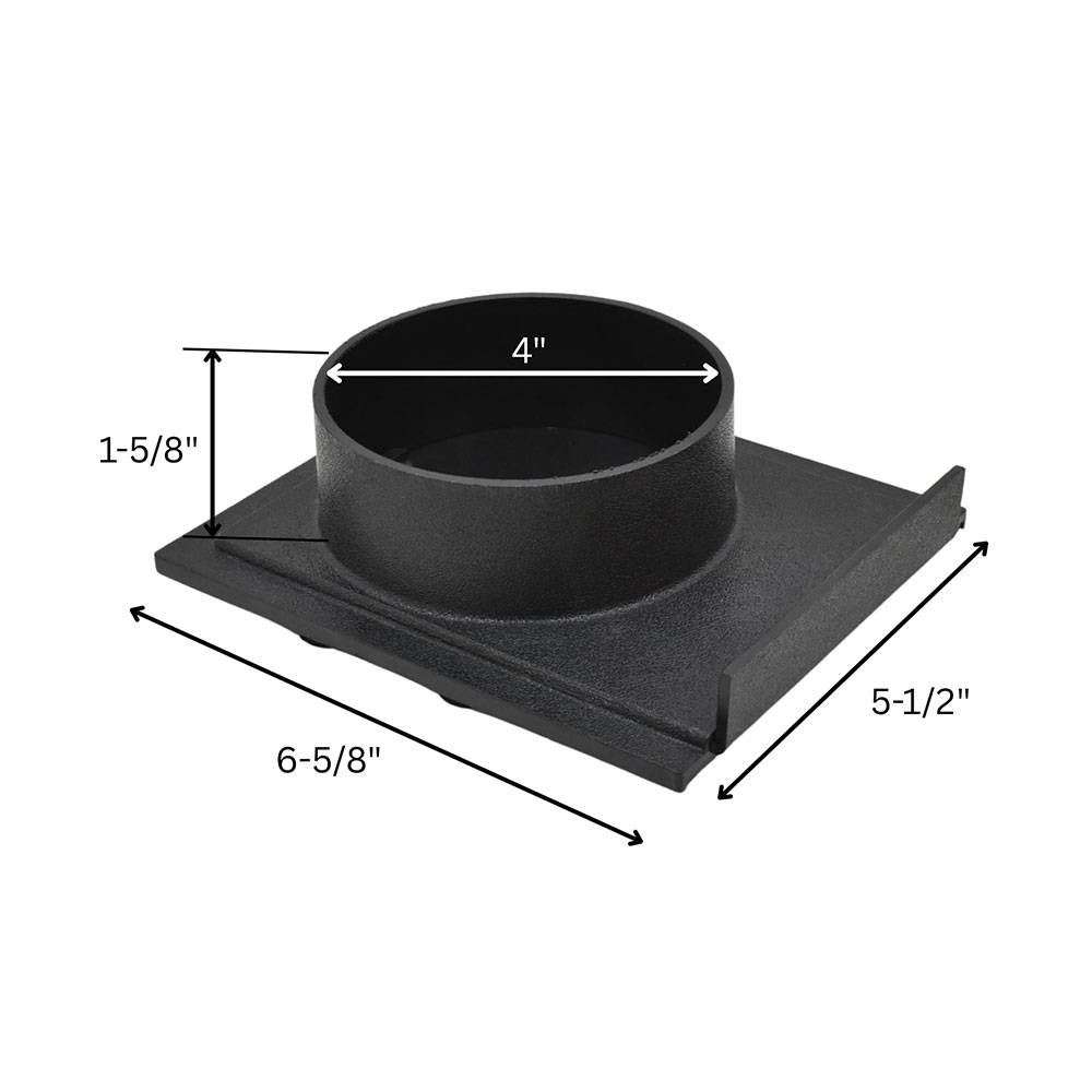 Magnetic Dust Collection Magnetic 4"Blast Gate (MLCS 9715)