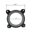 Magnetic Dust Collection Quick Connector 4" Flush Mount (MLCS 9716)