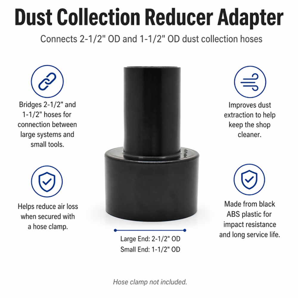 2 1/2" x 1 1/2" Adapter