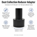 2 1/2" x 1 1/2" Adapter