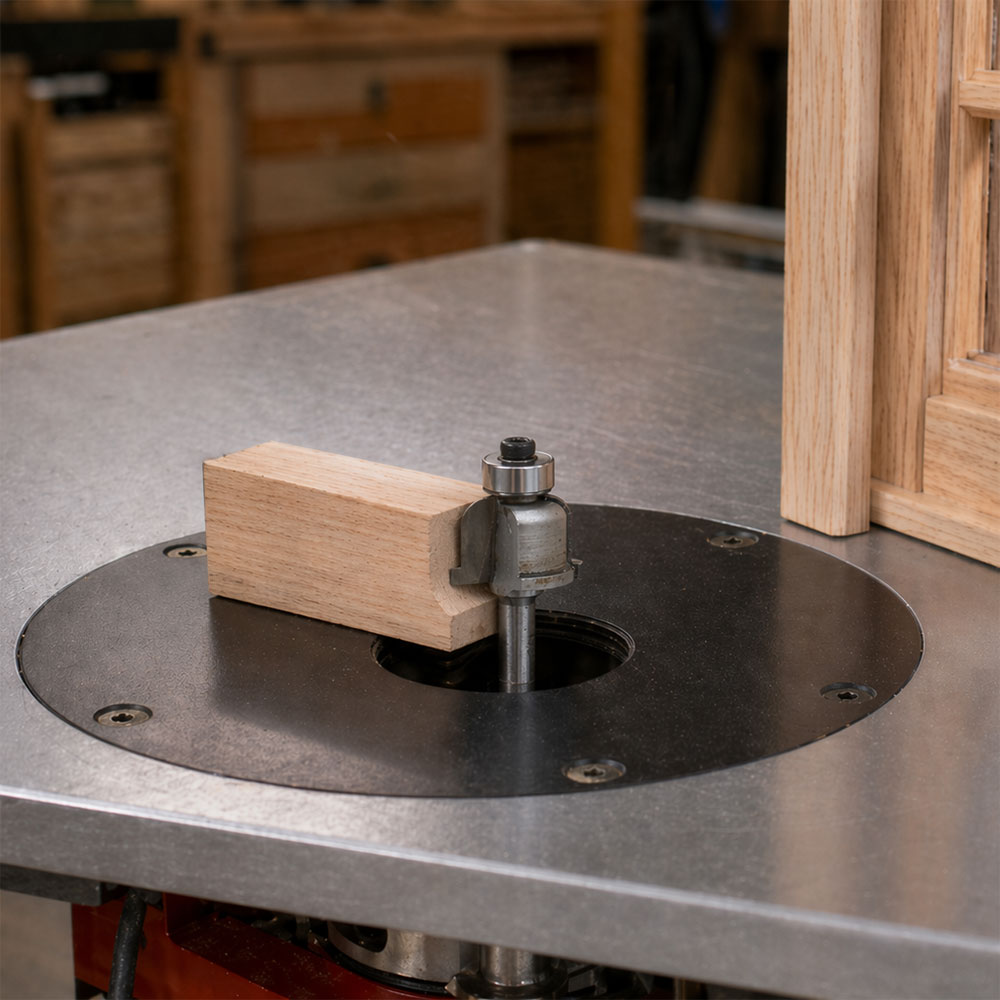 Mullion Rail 3/16"Radius X 1/4"Shank
