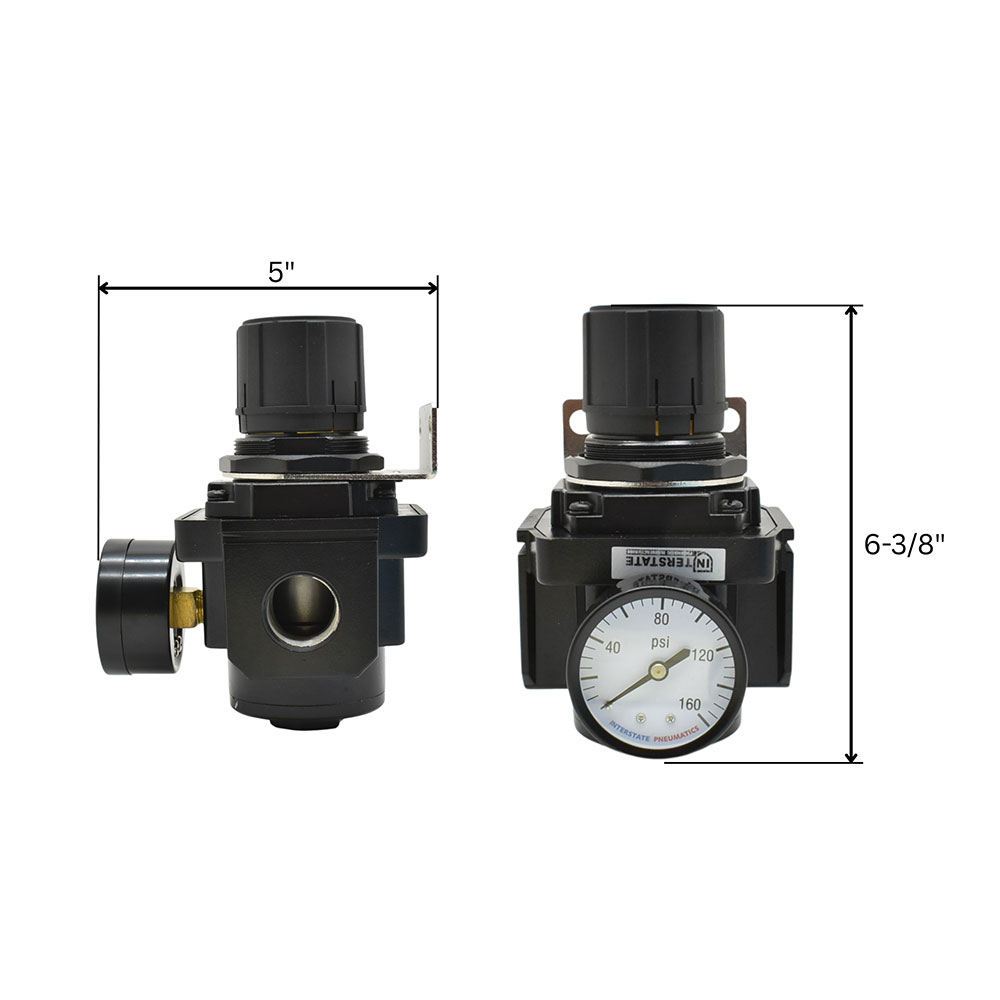3/4" Heavy Duty Regulator 0-125 PSI with Gauge