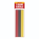 Carpenter Mechanical Pencil with 9 Pcs Pencil Lead Refill 
