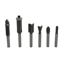 15pc Router Bit Set,1/4"Shank