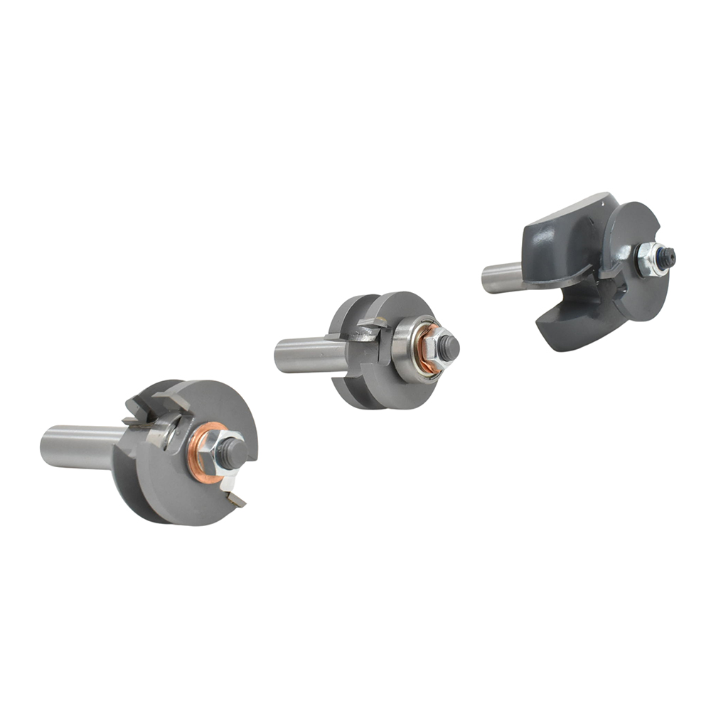 3pc Router BitSet,1/2"Shank(I)