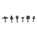 6pc Cabinet Maker "Standard" Set, 1/2"Shank(I) C