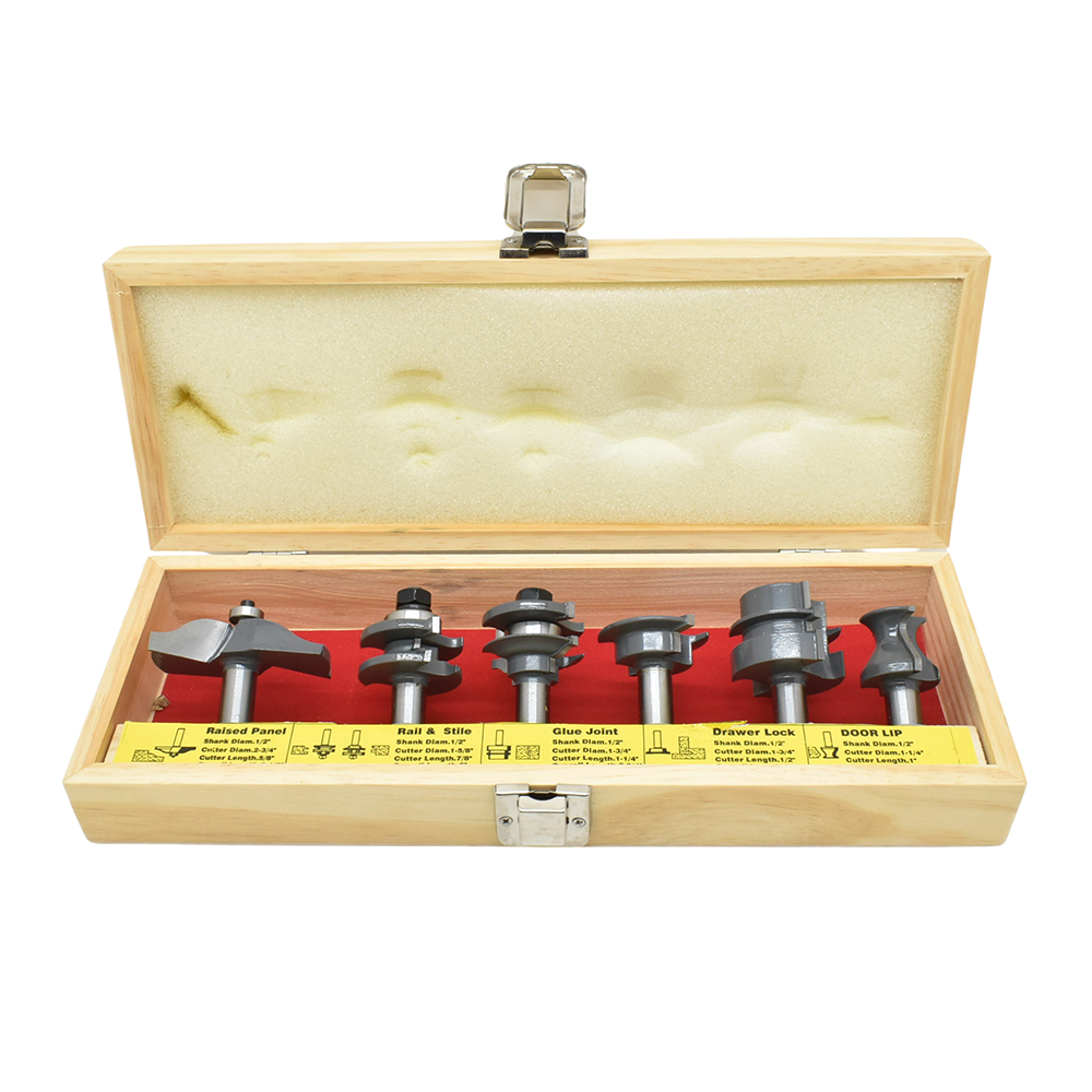 6pc Cabinet Maker "Standard" Set, 1/2"Shank(I) C