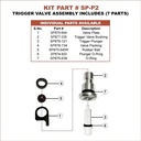 Trigger Valve Assembly for Hitachi NR83A / A2 / A2S55, AL83A-56, AL83A-57) - W03