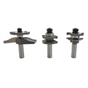 6pc Cabinet Maker "Undercutter" Set, 1/2"Shank (I)
