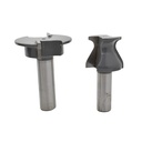 6pc Cabinet Maker "Undercutter" Set, 1/2"Shank (I)