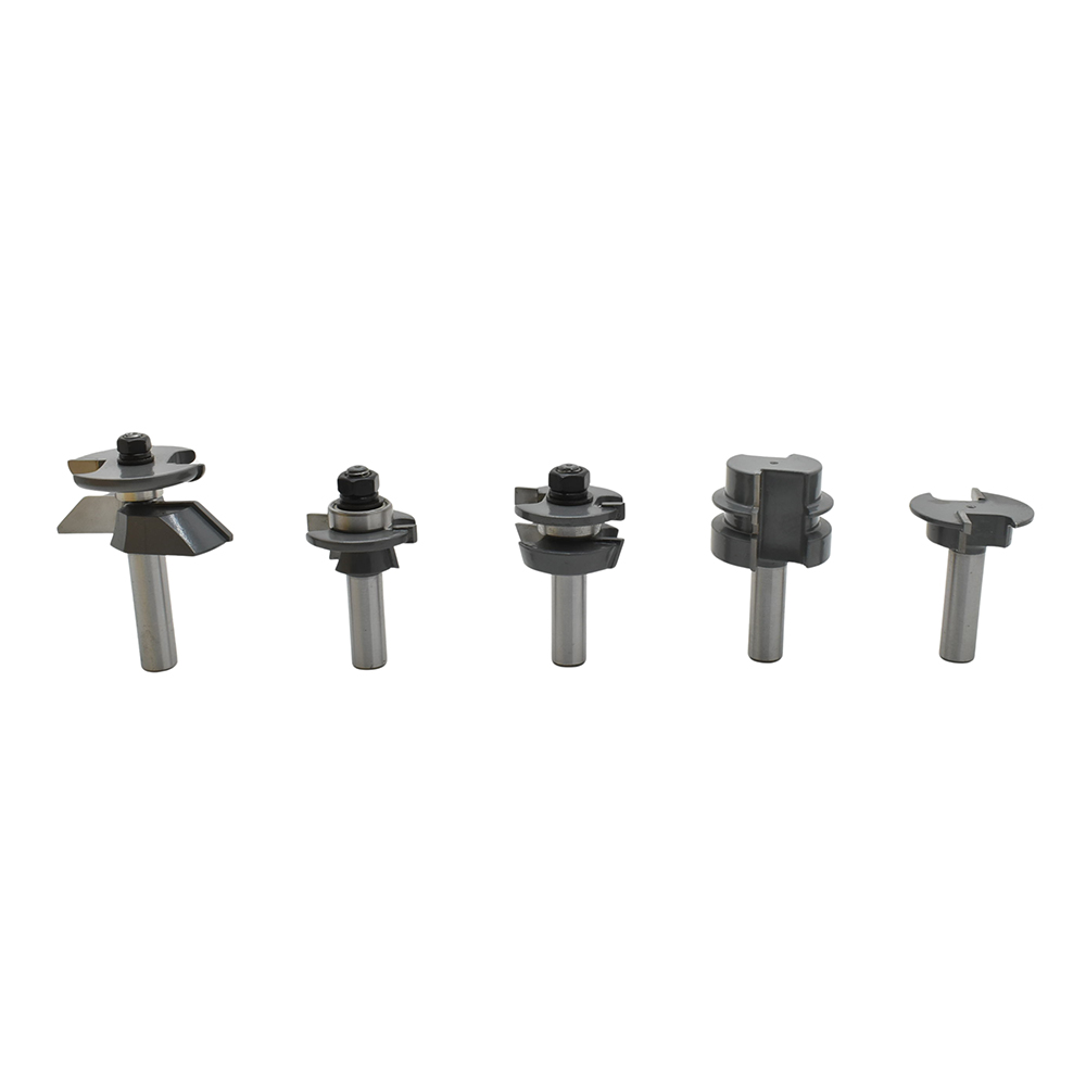 5pcShaker Raised Panel Cabinet Maker Set,1/2"Shank(I)