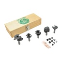 5pcShaker Raised Panel Cabinet Maker Set,1/2"Shank(I)