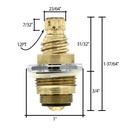 1770-T Harcraft Wall Lavatory Faucet Stem - Hot