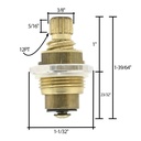 1772-T Harcraft Ledge Faucet Stem - Hot / Cold