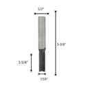7/16" Straight Bit, 1/2"Shank C