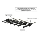 Tapered Drill Bit HSS Countersink Set