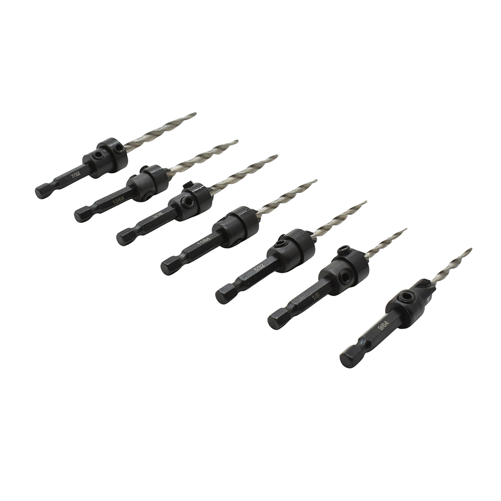 Tapered Drill Bit HSS Countersink Set