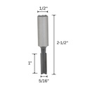 5/16"Straight Bit, 1/2" Shank