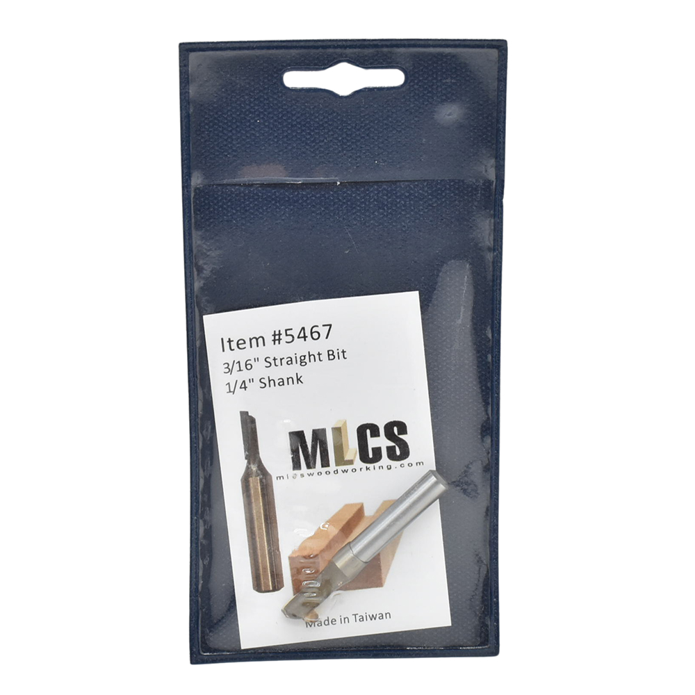 3/16" Straight Bit, 1/4" Shank C