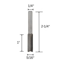 5/16" Straight Bit, 1/4" Shank
