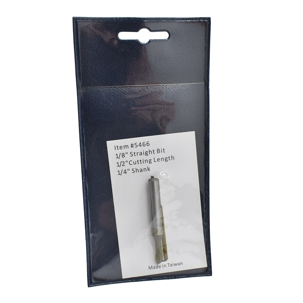 1/8" Straight Bit, 1/4" Shank