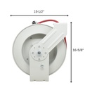 3/8" Hose x 50 Ft x 1/4" NPT Professional Hose Reel with Black Hose