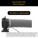 4"  Blast Gate Threaded Splice Wall-Mounted