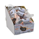 Full-Seal Safety Glasses with Category 3 Smoke Lens & Removable Gasket - Orange (10/Box)
