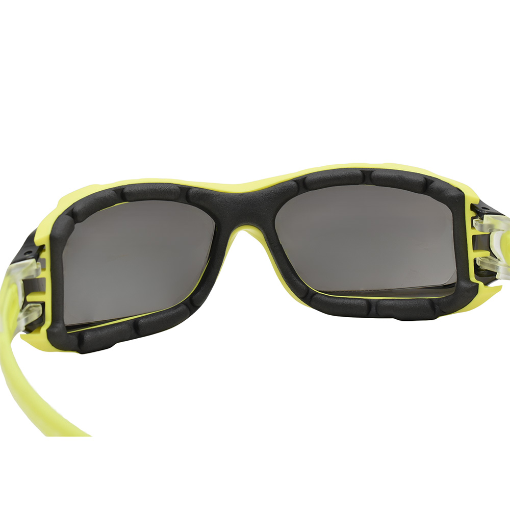 Full-Seal Safety Glasses with Category 3 Smoke Lens & Removable Gasket - Yellow
